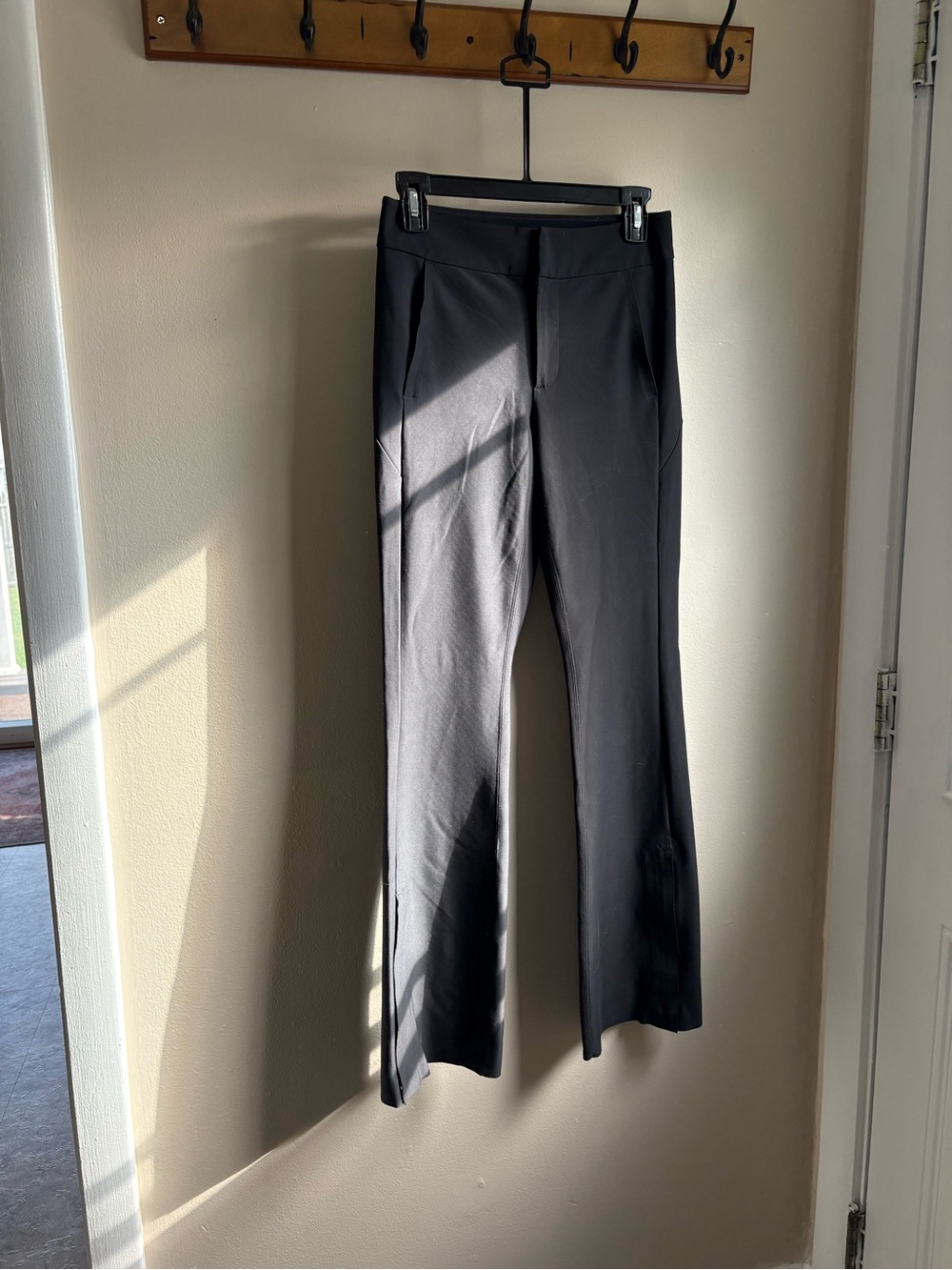 Athleta Black Boot-Cut Stretch Pants